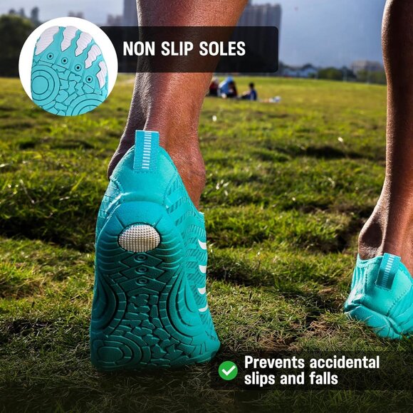 Barefoot Shoes Women Men Water Hiking Lightweight Non-Slip Grounded Footwear - Picture 5 of 7